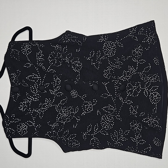 David Warren New York Vintage Beaded Sleeveless Top Button Up Back Size Medium - Picture 8 of 16